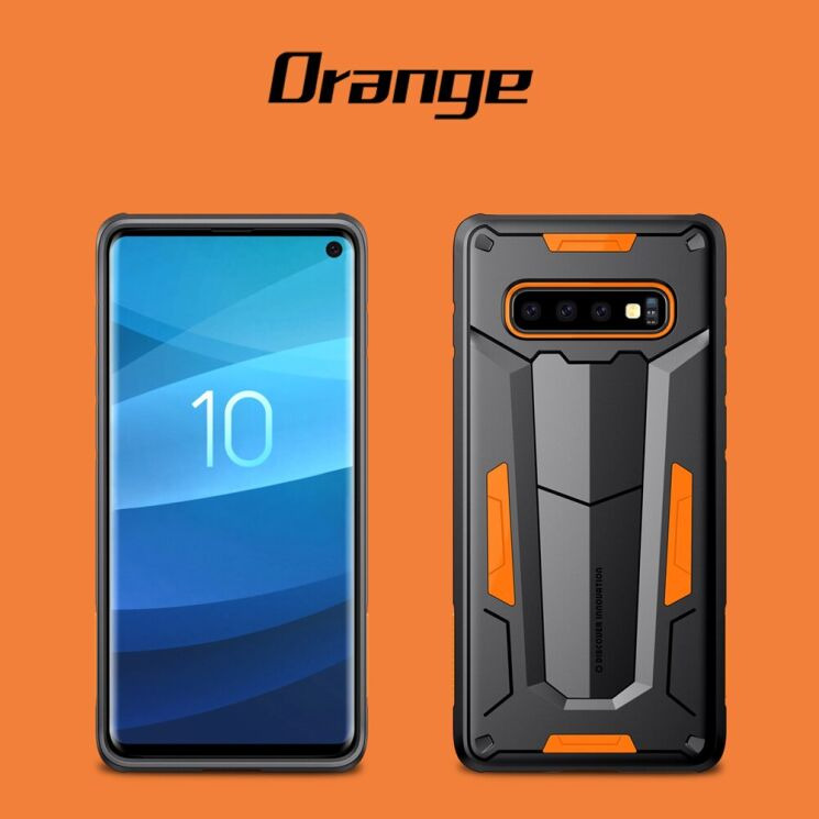 Защитный чехол NILLKIN Defender II для Samsung Galaxy S10 (G973) - Orange (216654O) Защитный чехол NILLKIN Defender II для Samsung Galaxy S10 (G973) - Orange: фото 4 из 15