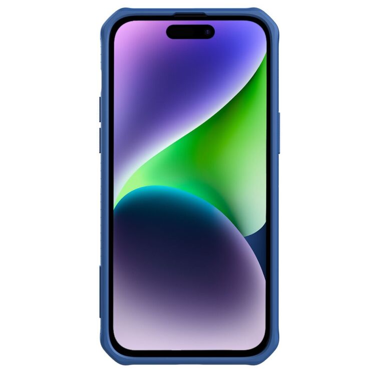 Защитный чехол NILLKIN Strap Magnetic Case для Apple iPhone 14 Pro Max - Blue: фото 2 из 17
