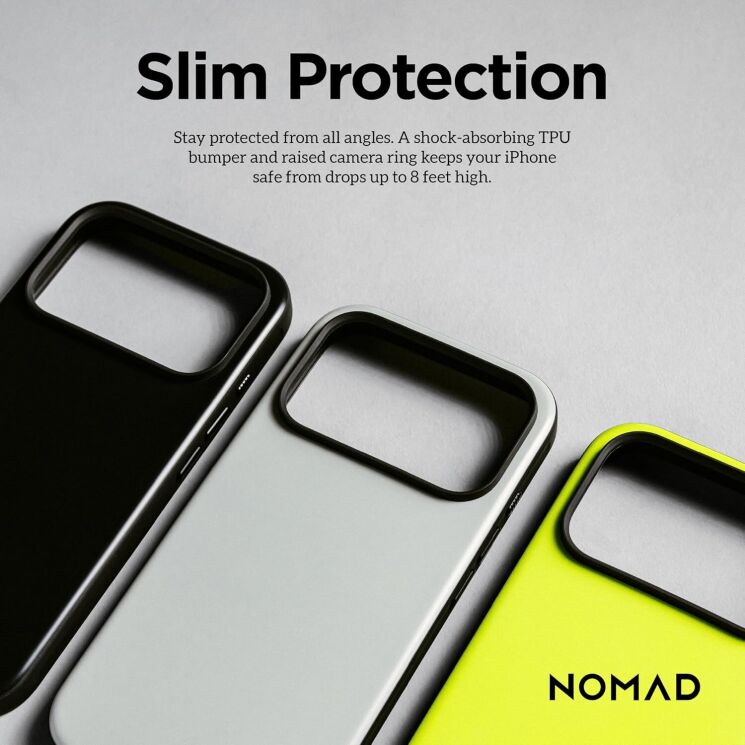 Защитный чехол Nomad Modern Case для iPhone 17 Pro (NM014001858) - Vulcan Black: фото 6 из 7