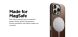 Защитный чехол Nomad Modern Leather Case для Apple iPhone 16 (NM01850885) - Brown (366461Z). Фото 8 из 12