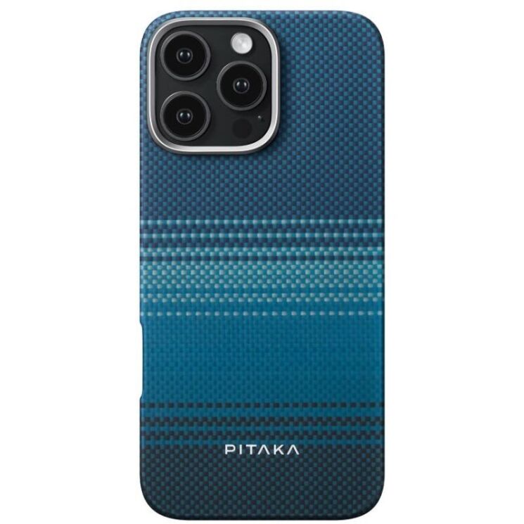 Защитный чехол Pitaka Tactile Woven Case для Apple iPhone 16 Pro KI1601MO - Moonrise: фото 2 из 11