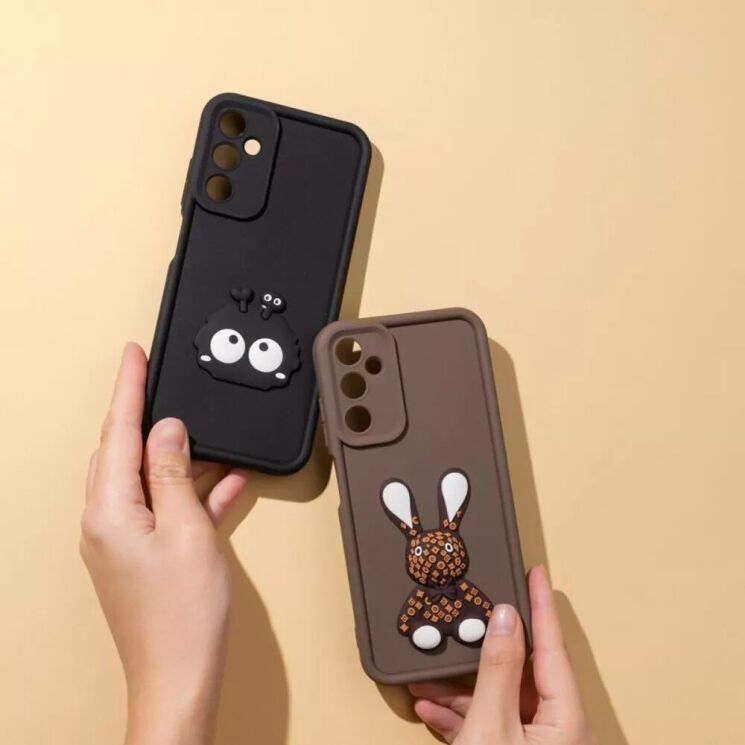 Защитный чехол Pretty Things Case для Samsung Galaxy S25 Plus (S936) - Brown / Rabbit: фото 4 из 6