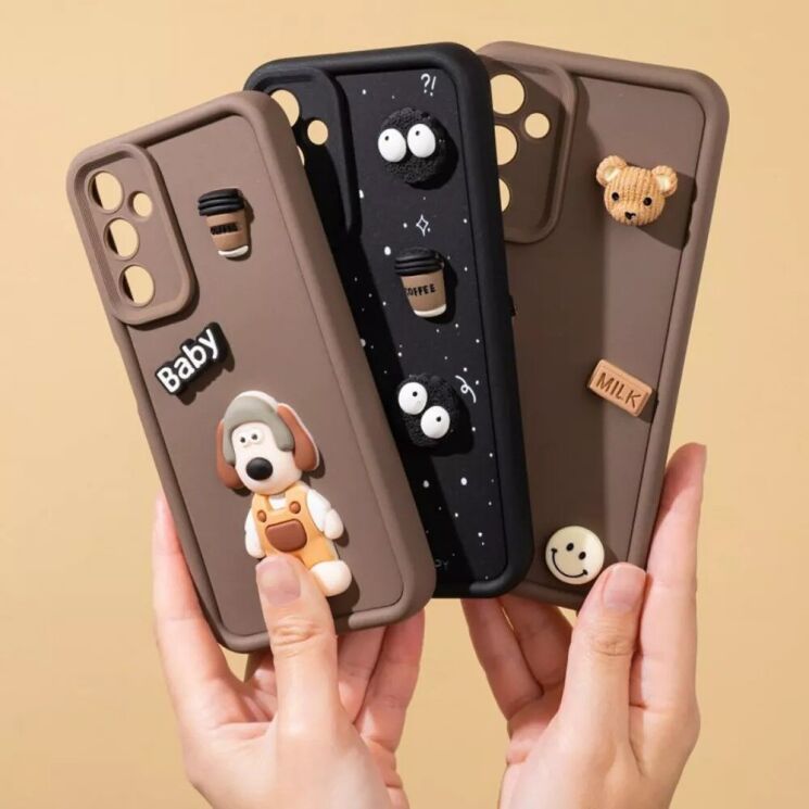 Защитный чехол Pretty Things Case для Samsung Galaxy S25 Plus (S936) - Brown / Rabbit: фото 6 из 6