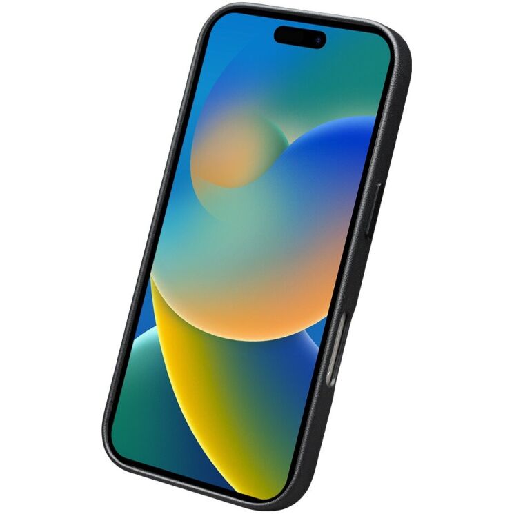 Защитный чехол QIALINO Classic Cover (with MagSafe Support) для Apple iPhone 17 - Black: фото 4 из 14