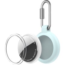 Защитный чехол Reframe Carbon для Apple AirTags - Light Blue: фото 1 из 4