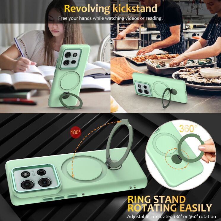 Захисний чохол Reframe Draco Casе для Motorola Moto G75 - Green: фото 6 з 8