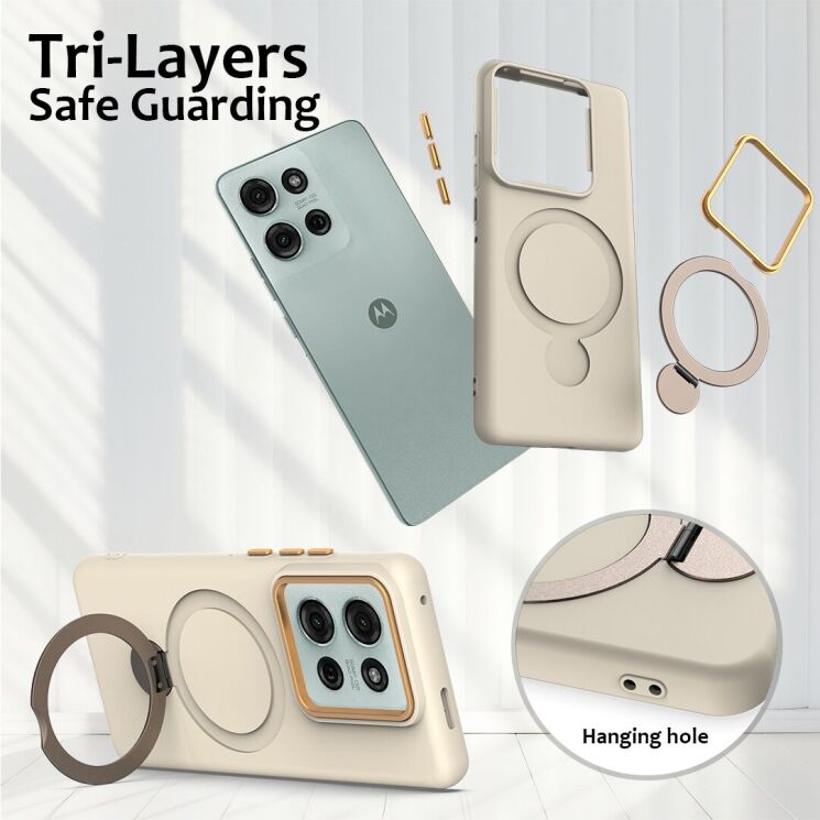 Захисний чохол Reframe Draco Casе для Motorola Moto G75 - Green: фото 7 з 8