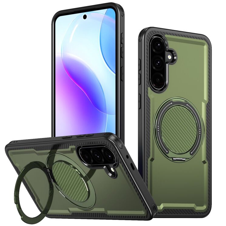 Захисний чохол Reframe Grip MagSafe для Samsung Galaxy A17 (A175) - Green: фото 1 з 6