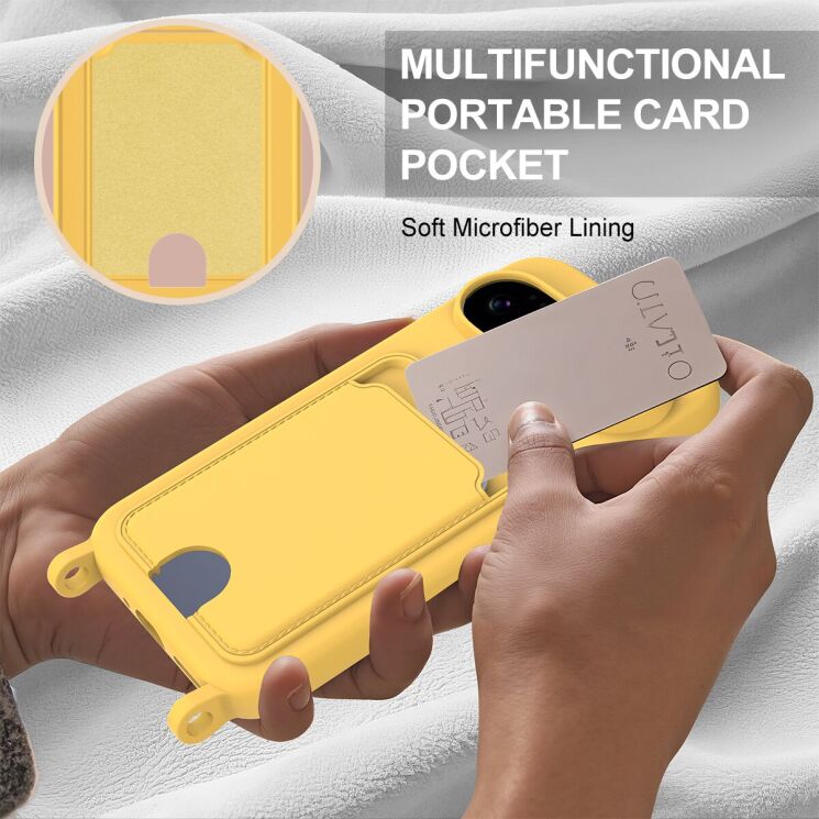Захисний чохол Reframe Silicone Holder для Google Pixel 11 Pro - Yellow: фото 7 з 8