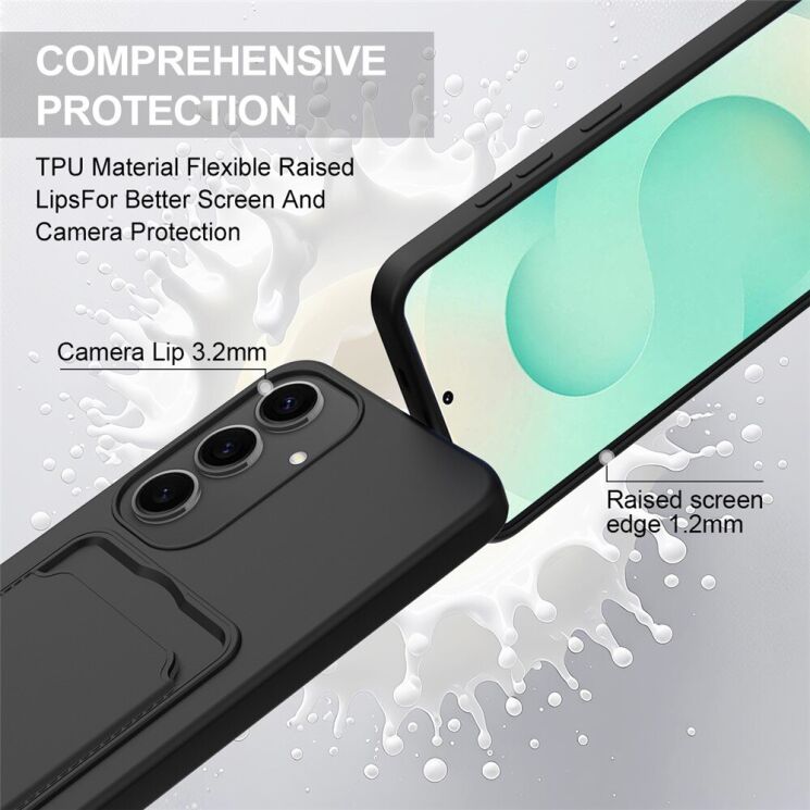 Захисний чохол Reframe Silicone Holder для Samsung Galaxy S25 Plus (S936) - Black: фото 7 з 7