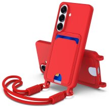 Защитный чехол Reframe Silicone Holder для Samsung Galaxy S26 - Red: фото 1 из 8