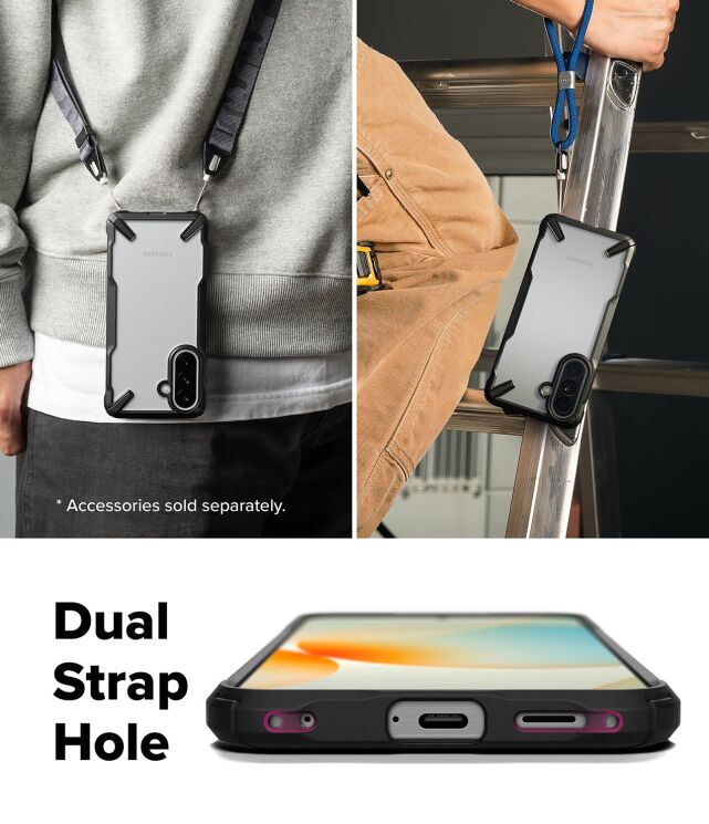 Захисний чохол Ringke Fusion X для Samsung Galaxy A57 (A576) 8800328818071 - Camo Black: фото 11 з 15