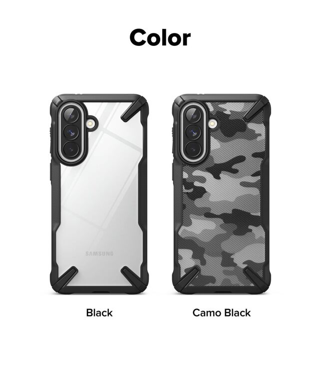 Захисний чохол Ringke Fusion X для Samsung Galaxy A57 (A576) 8800328818071 - Camo Black: фото 13 з 15