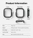 Захисний чохол Ringke Onyx (FW) для Apple Watch 10 / 11 46 mm (8800274969674) - Dark Green (364540DG). Фото 14 з 16