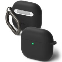 Защитный чехол Ringke Silicone Case для Apple AirPods 4 (8800274964198) - Black: фото 1 из 15
