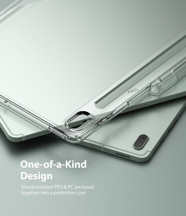 Защитный чехол Ringke T Fusion для Samsung Galaxy Tab S7 FE (T730/T736) 8809818847010 - Clear (252242C) Защитный чехол Ringke T Fusion для Samsung Galaxy Tab S7 FE (T730/T736) 8809818847010 - Clear: фото 7 из 9