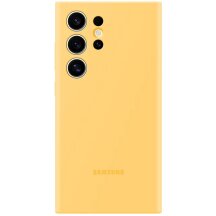 Захисний чохол Silicone Case для Samsung Galaxy S24 Ultra (S928) EF-PS928TYEGWW - Yellow: фото 1 з 5