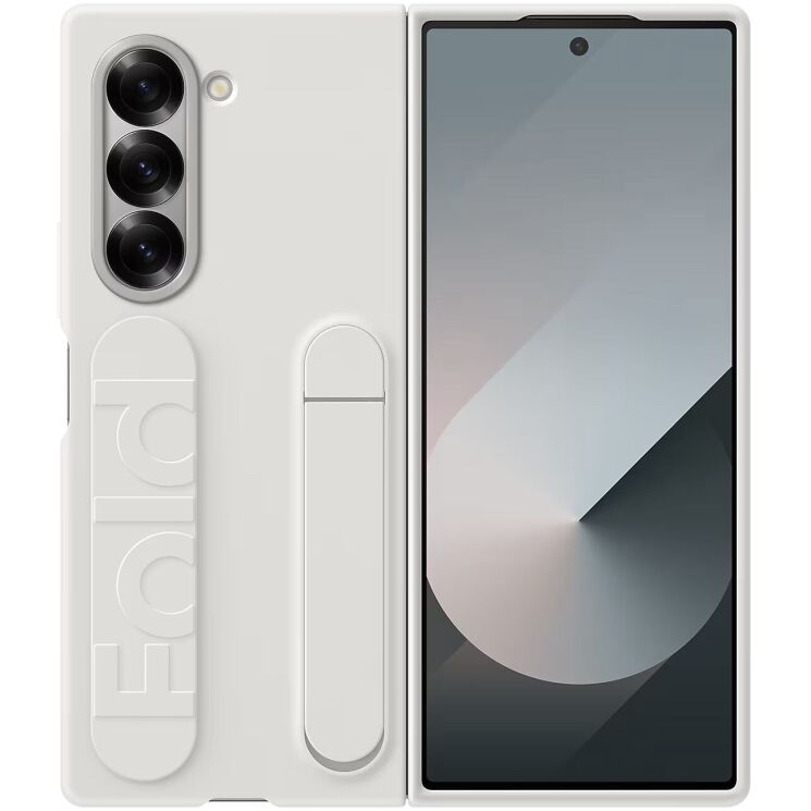 Защитный чехол Silicone Case (FF) для Samsung Galaxy Fold 6 (EF-MF956TWEGUA) - White: фото 1 из 6