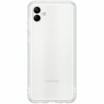 Защитный чехол Soft Clear Cover для Samsung Galaxy A04 (A045) EF-QA045TTEGRU - Transparent: фото 1 из 5