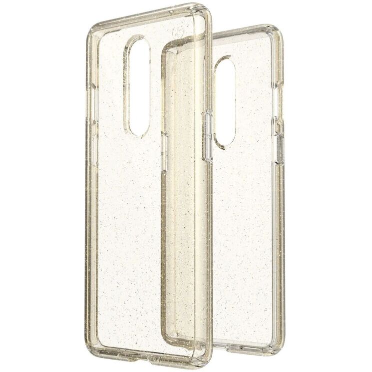 Защитный чехол Speck Presidio Perfect для OnePlus 8 (137003-5636) - Clear-Gold Glitter: фото 1 из 5