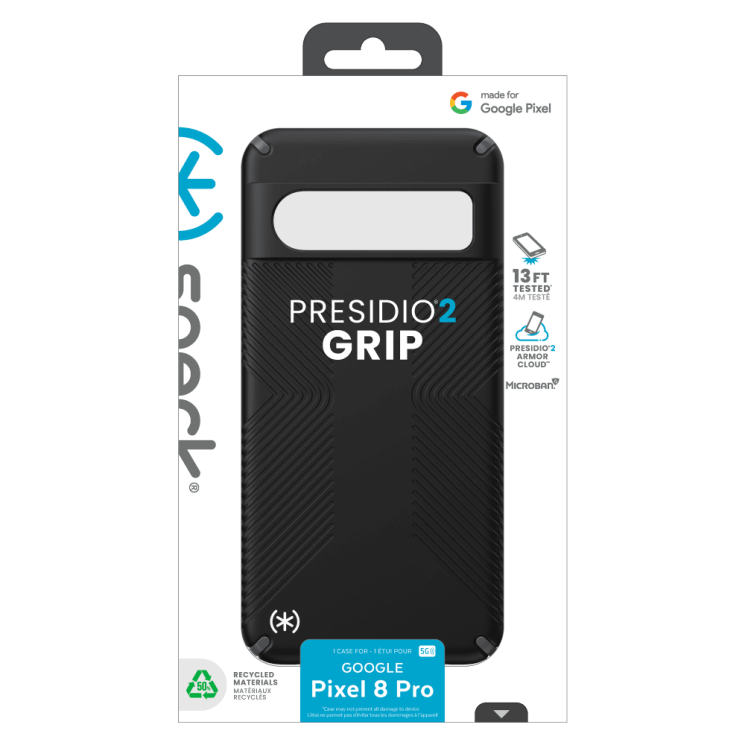 Захисний чохол Speck Presidio2 Grip для Google Pixel 8 Pro (150583-3205) - Black: фото 8 з 12