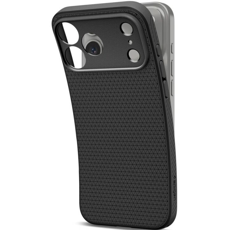 Захисний чохол Spigen Liquid Air для iPhone 18 Pro (ACS12149) - Matte Black: фото 4 з 12