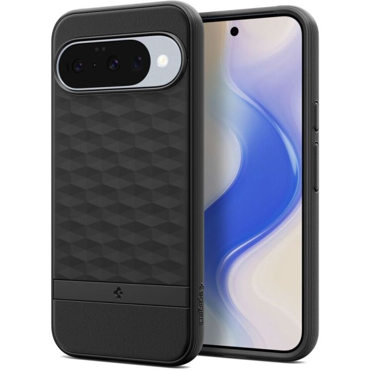 Захисний чохол Spigen (SGP) Caseology Parallax (MagFit) by Spigen для Google Pixel 10 / 10 Pro (ACS09708) - Matte Black: фото 2 з 17