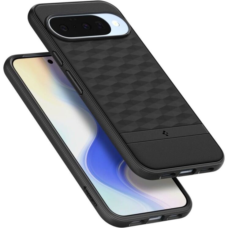 Захисний чохол Spigen (SGP) Caseology Parallax (MagFit) by Spigen для Google Pixel 10 / 10 Pro (ACS09708) - Matte Black: фото 5 з 17