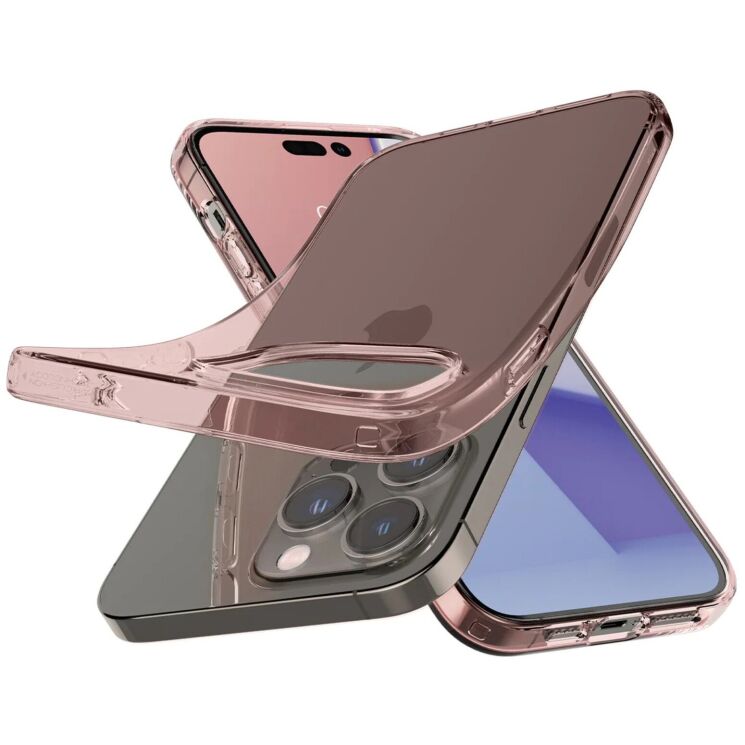 Защитный чехол Spigen (SGP) Crystal Flex для Apple iPhone 14 Pro Max - Rose Crystal: фото 7 из 7