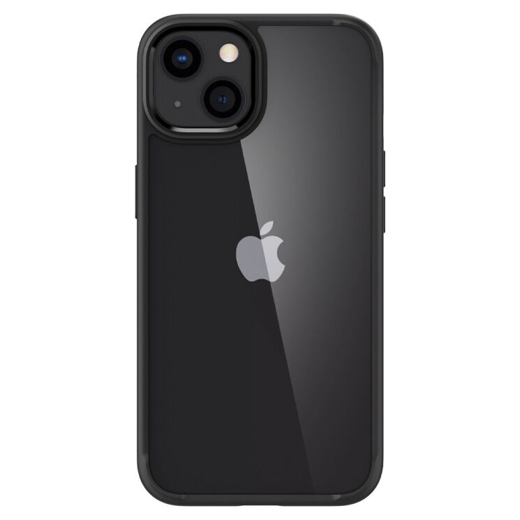 Защитный чехол Spigen (SGP) Crystal Hybrid для Apple iPhone 13 - Matte Black: фото 4 из 9