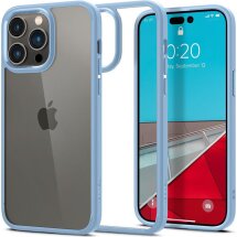 Защитный чехол Spigen (SGP) Crystal Hybrid для Apple iPhone 14 Pro Max - Sierra Blue: фото 1 из 7