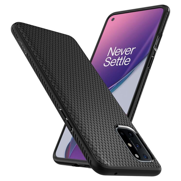 Защитный чехол Spigen (SGP) Liquid Air для OnePlus 8T - Matte Black: фото 2 из 14