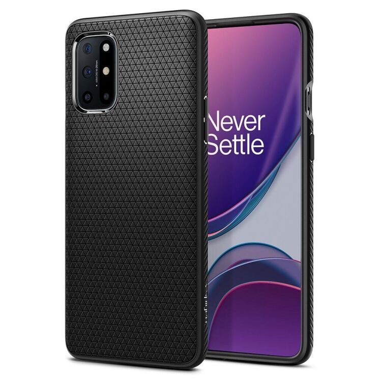 Защитный чехол Spigen (SGP) Liquid Air для OnePlus 8T - Matte Black: фото 1 из 14