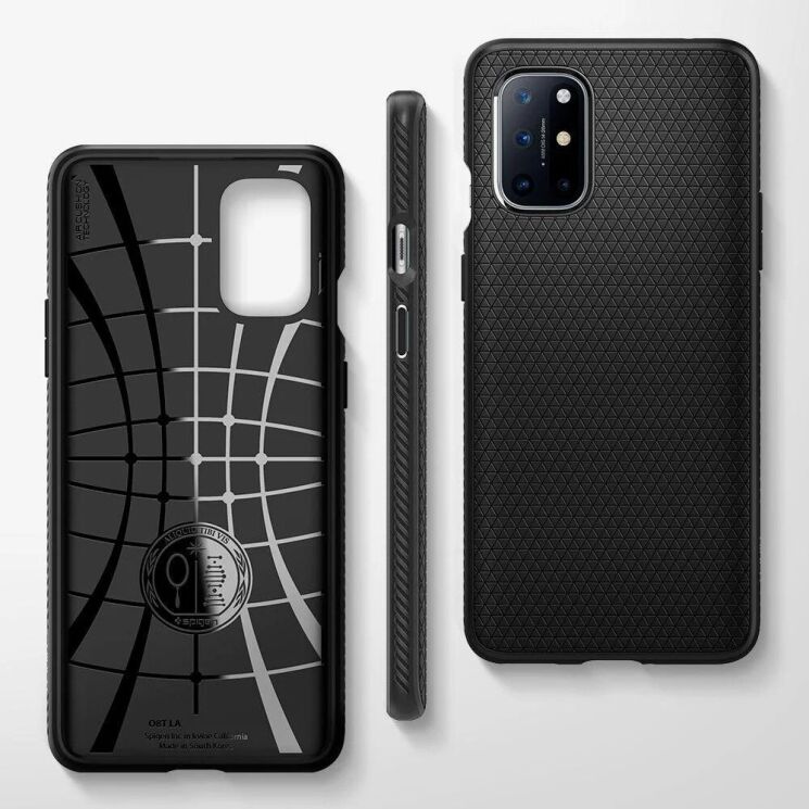 Защитный чехол Spigen (SGP) Liquid Air для OnePlus 8T - Matte Black: фото 12 из 14