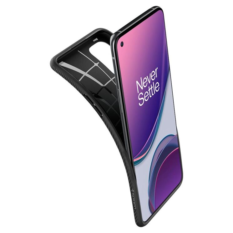 Защитный чехол Spigen (SGP) Liquid Air для OnePlus 8T - Matte Black: фото 3 из 14