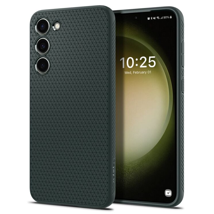 Защитный чехол Spigen (SGP) Liquid Air для Samsung Galaxy S23 (S911) - Abyss Green: фото 1 из 17