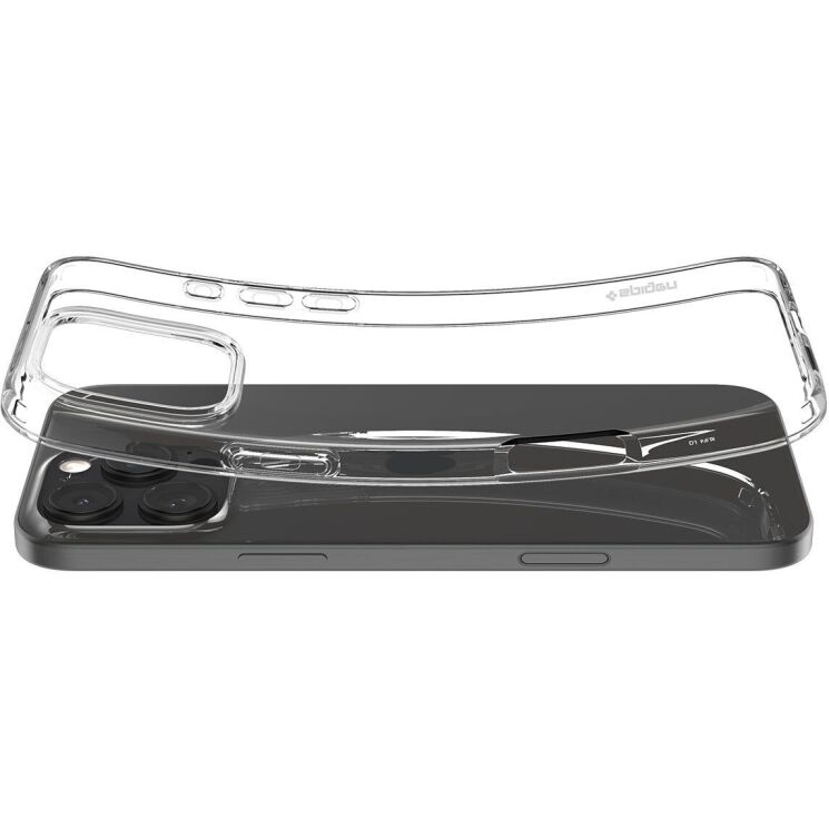 Захисний чохол Spigen (SGP) Liquid Crystal для Apple iPhone 16 Pro Max - Crystal Clear: фото 5 з 13