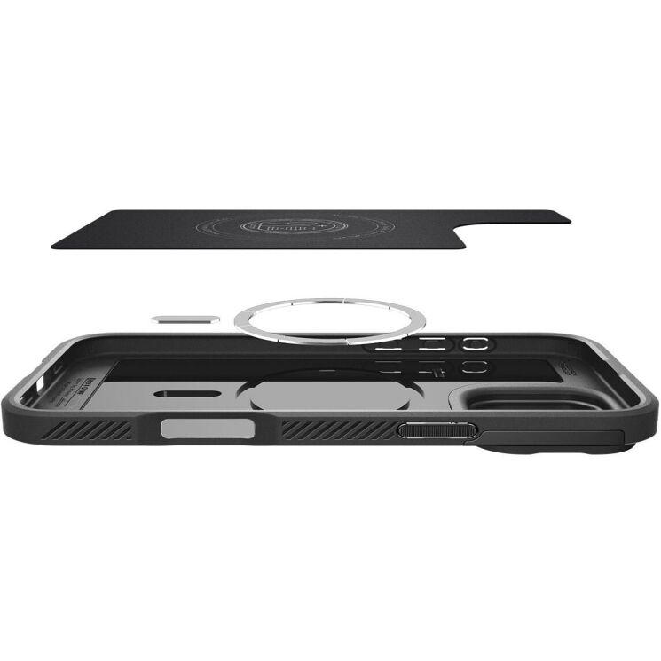Захисний чохол Spigen (SGP) Optik Armor (MagFit) для Apple iPhone 16 Pro Max - Black: фото 7 з 16