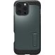 Защитный чехол Spigen (SGP) Tough Armor (MagFit) для Apple iPhone 16 Pro - Abyss Green (366219G). Фото 2 из 15