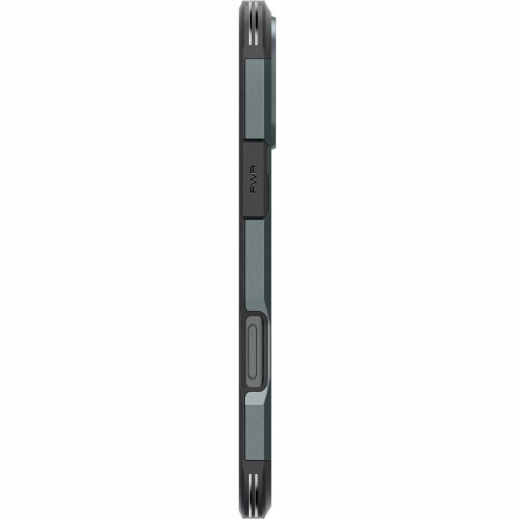 Защитный чехол Spigen (SGP) Tough Armor (MagFit) для Apple iPhone 16 Pro - Abyss Green: фото 9 из 15