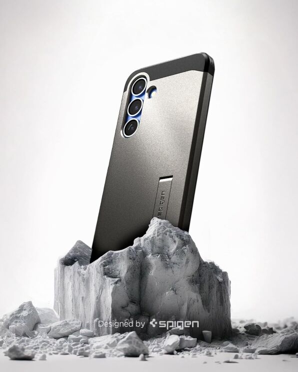 Защитный чехол Spigen (SGP) Tough Armor (MagFit) для Samsung Galaxy S25 Plus (S936) ACS08988 - Gunmetal: фото 13 из 20