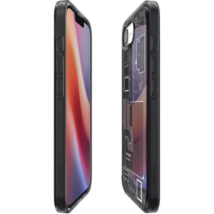 Защитный чехол Spigen (SGP) Ultra Hybrid Zero One (MagFit) для Apple iPhone 16e (ACS09141) - One Black: фото 7 из 16