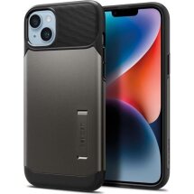 Захисний чохол Spigen Slim Armor для iPhone 14 (ACS04684) - Gunmetal: фото 1 з 6