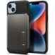 Захисний чохол Spigen Slim Armor для iPhone 14 (ACS04684) - Gunmetal (337029M). Фото 1 з 6