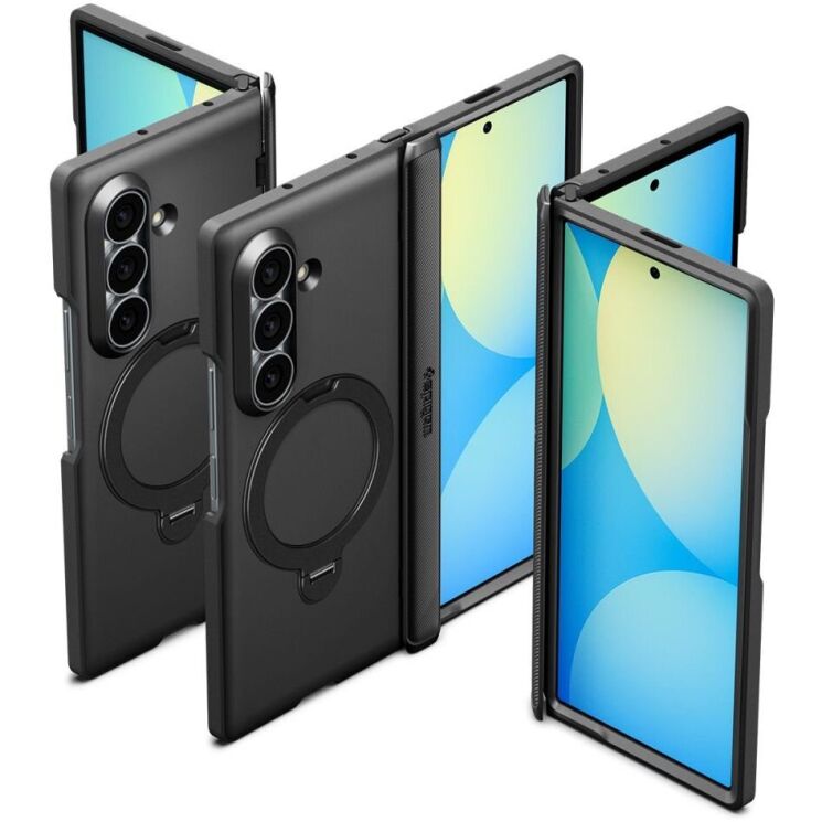 Защитный чехол Spigen Slim Armor Pro S (MagFit) для Samsung Galaxy Fold 8 Ultra (ACS11778) - Black (424078B) Защитный чехол Spigen Slim Armor Pro S (MagFit) для Samsung Galaxy Fold 8 Ultra (ACS11778) - Black: фото 6 из 13