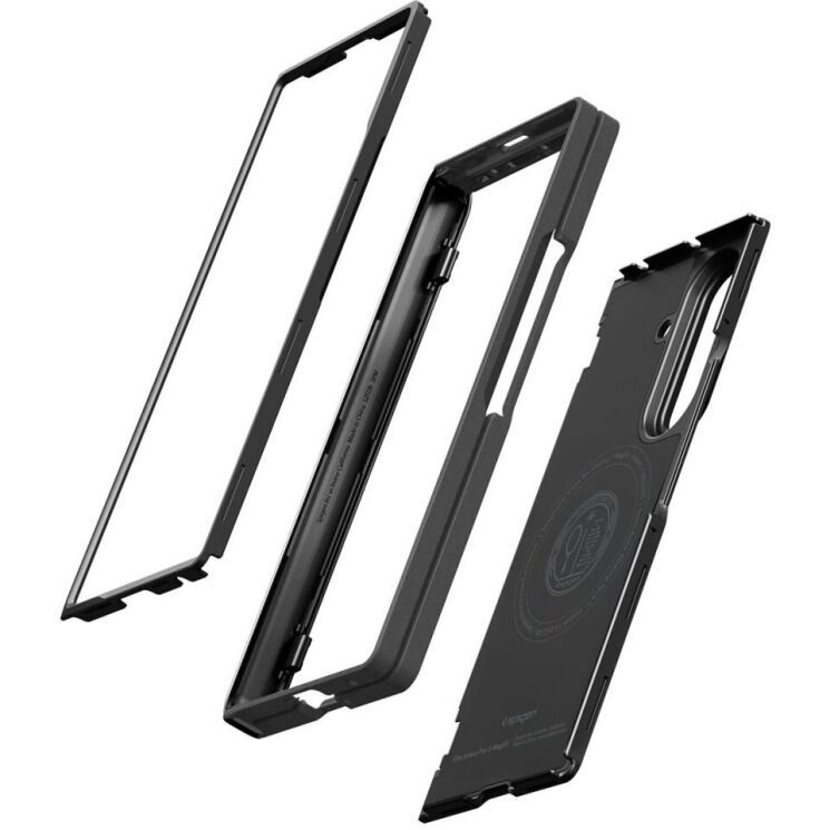 Защитный чехол Spigen Slim Armor Pro S (MagFit) для Samsung Galaxy Fold 8 Ultra (ACS11778) - Black (424078B) Защитный чехол Spigen Slim Armor Pro S (MagFit) для Samsung Galaxy Fold 8 Ultra (ACS11778) - Black: фото 5 из 13
