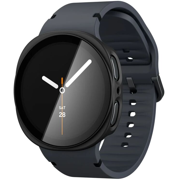 Защитный чехол Spigen Thin Fit 360 (FW) для Samsung Galaxy Watch 9 (44mm) / Watch 8 (44mm) ACS11602 - Black: фото 3 из 11