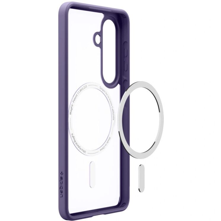 Защитный чехол Spigen Ultra Hybrid (MagFit) для Samsung Galaxy S26 Plus (S947) ACS11214 - Deep Purple: фото 4 из 14