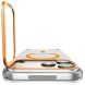 Захисний чохол Spigen Ultra Hybrid Optik S (MagFit) для iPhone 18 Pro / 17 Pro (ACS11923) - Clear / Orange (440110CO). Фото 5 з 12