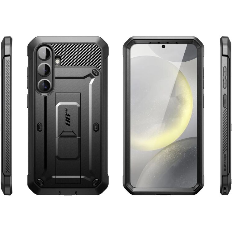 Защитный чехол Supcase Unicorn Beetle Pro Rugged Case 2 Set для Samsung Galaxy S25 (S931) 843439156388 - Black: фото 4 из 12